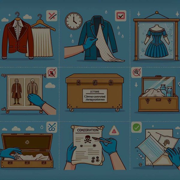 Quelles sont les méthodes pour préserver les costumes de scène historiques ?